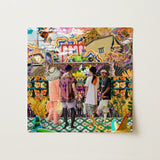 Second Homesick Pt 2 - Surreal Bangkok Collage Art Print Vibrant Collage Art Four People Colorful Eclectic Attire Bangkok’s Soul,
