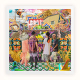 Second Homesick Pt 2 - Surreal Bangkok Collage Art Print, Vibrant Psychedelic Collage People Colorful Surreal Scene Ornate