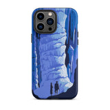 See America Travel Poster - Alexander Dux Phone Case Iphone 13 Pro Max / Matte Blue Cave-themed Phone Case Stylized Illustration Two