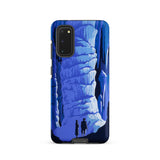 See America Travel Poster - Alexander Dux Phone Case Samsung Galaxy S20 / Matte Blue Cave-themed Phone Case Stylized Stalactites Two
