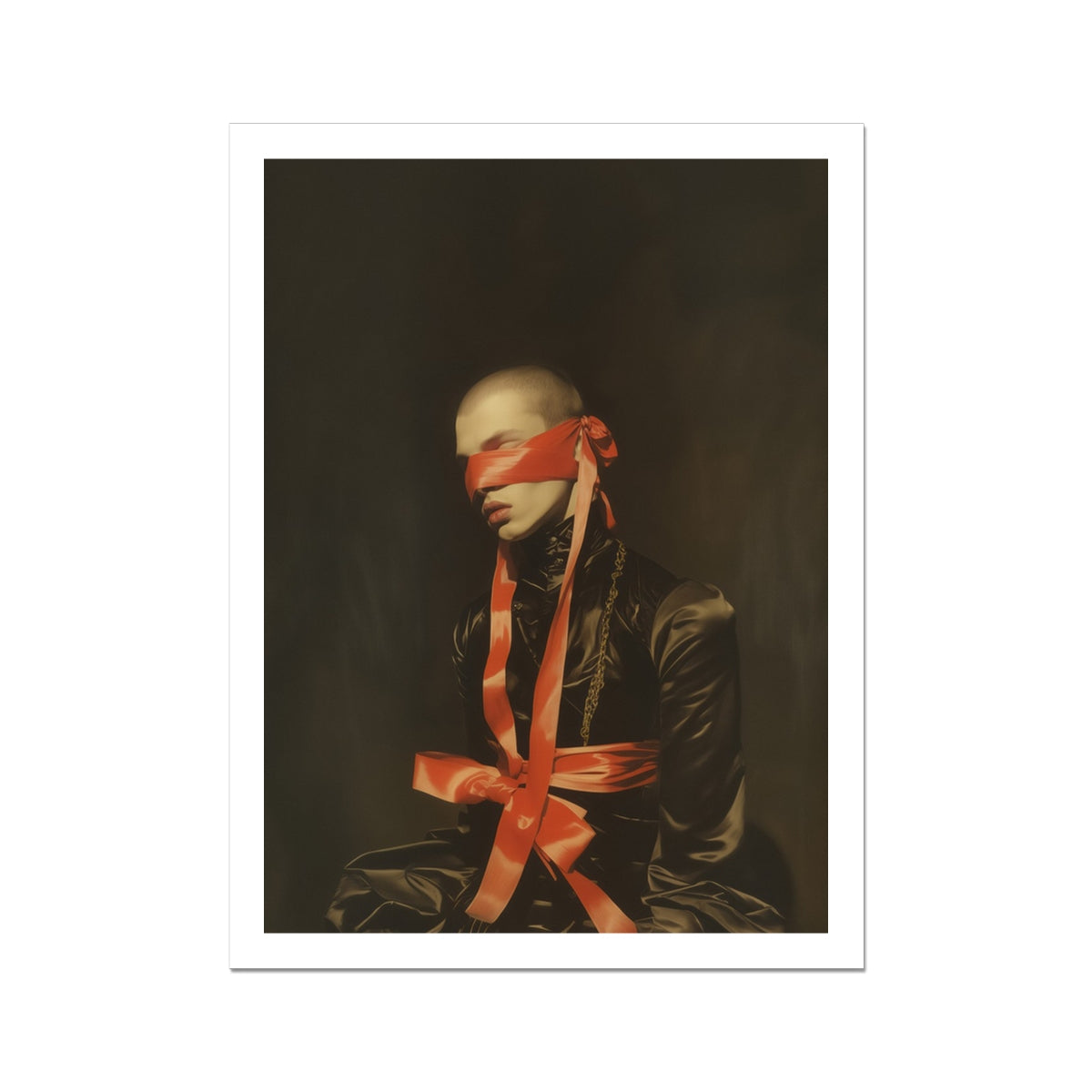 See no Evil - Luxe Gay Bondage Art Print - 18’’x24’’ / Unframed