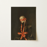 See no Evil - Luxe Gay Bondage Art Print / Canvas, 12x16’’ / 31x41cm / Unframed / Border, Posters Prints & Visual Artwork, Toby Leon
