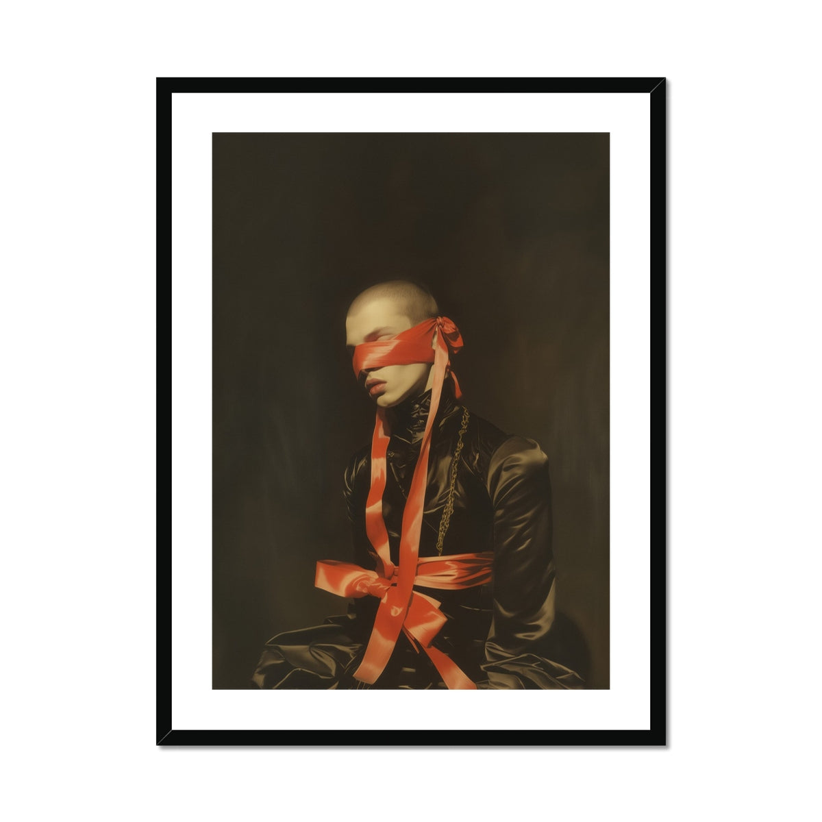 See no Evil - Luxe Gay Bondage Art Print