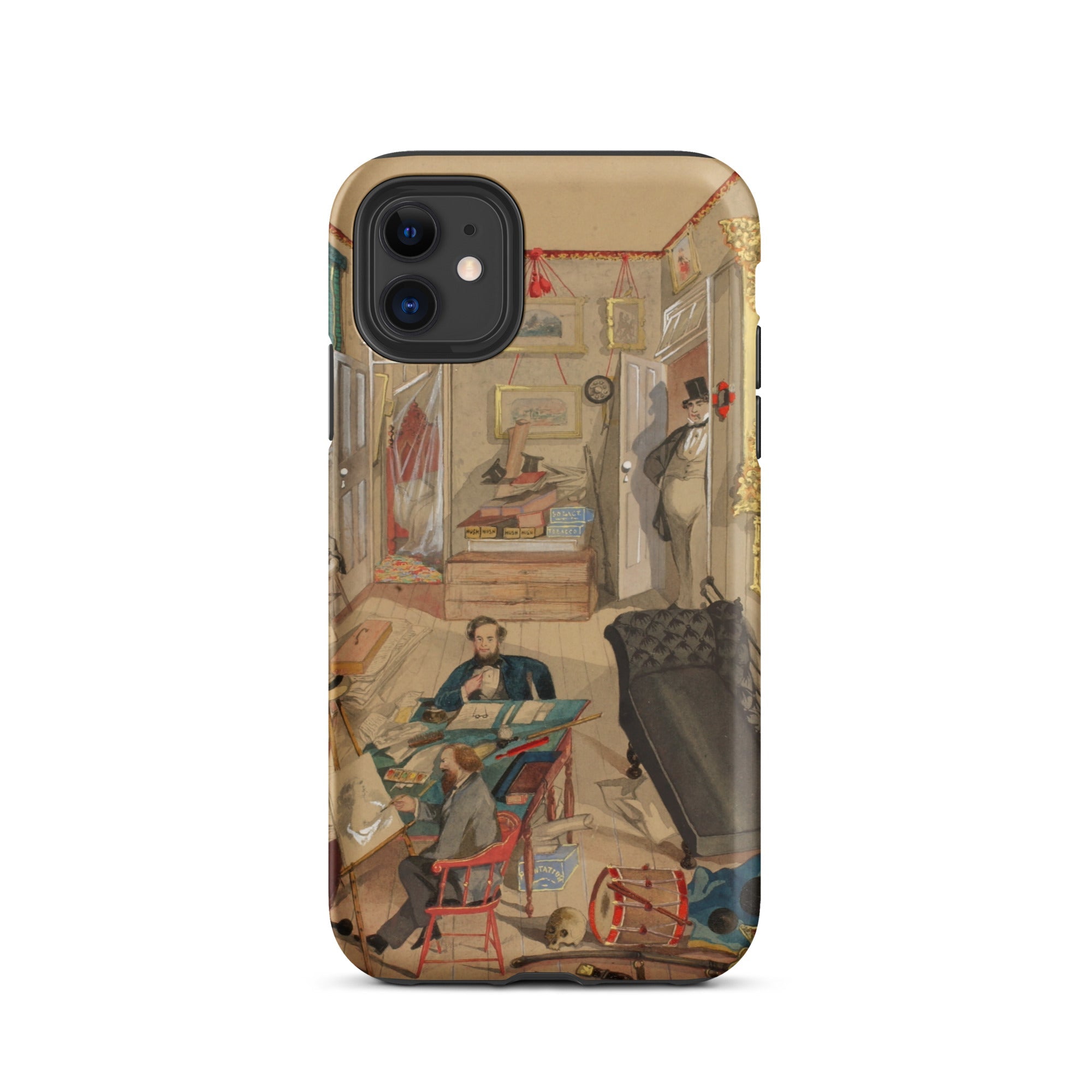 Self Portrait in the Artist’s Studio Emile Masson Iphone Case, 11 / Matte, Phone Case Vintage Interior Scene