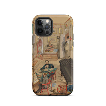 Self-portrait in the Artist’s Studio - Emile Masson Iphone Case, 12 Pro / Matte, Phone Case Vintage Interior Scene