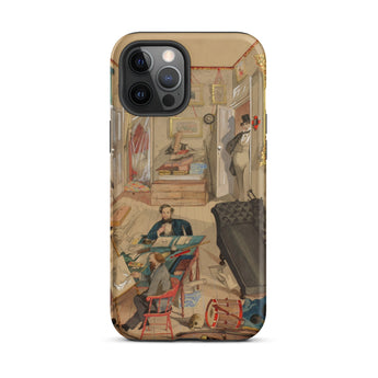 Self-portrait in the Artist’s Studio - Emile Masson Iphone Case, 12 Pro Max / Matte, Phone Case Chaotic Room Scene
