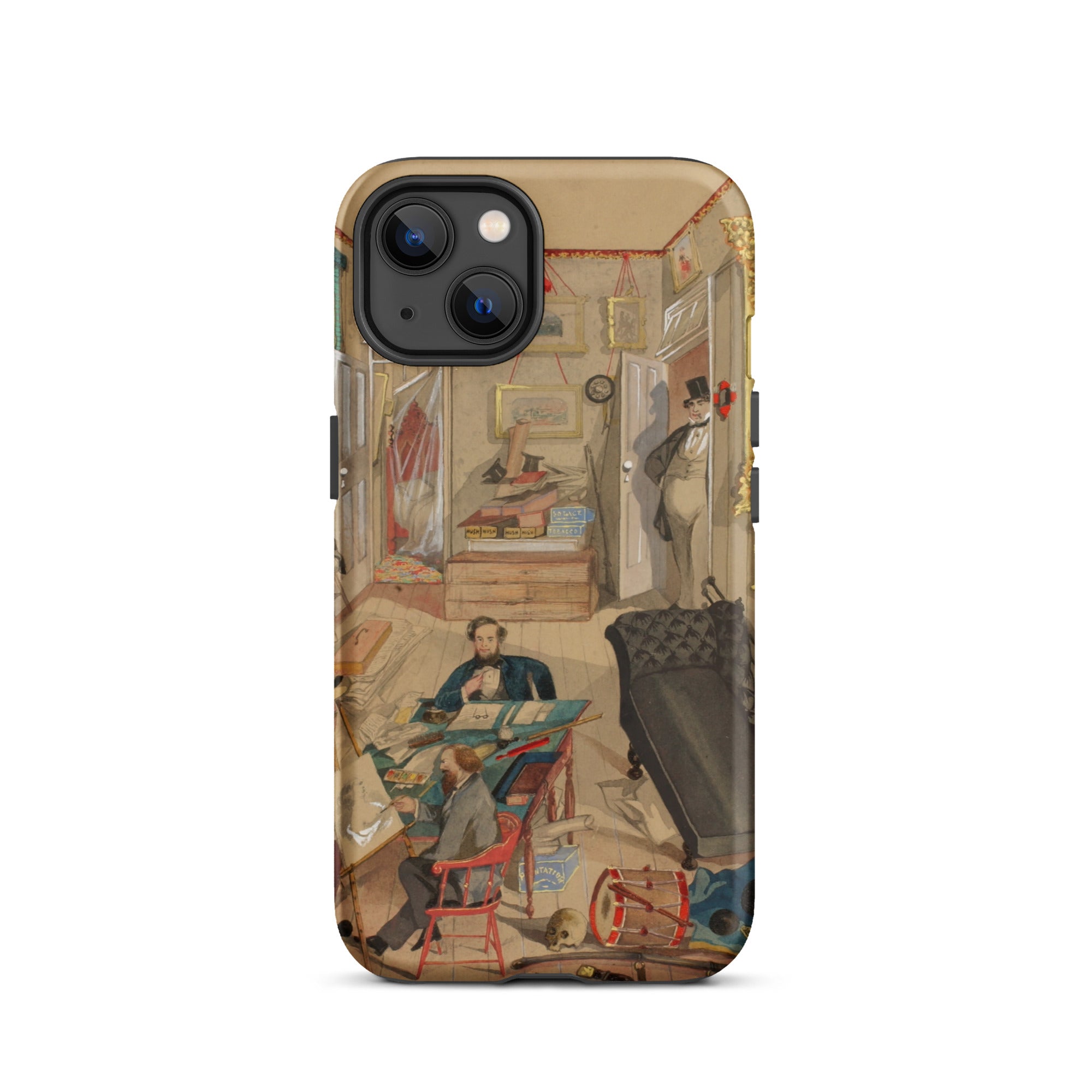Self Portrait in the Artist’s Studio Emile Masson Iphone Case, 13 / Matte, Phone Case Vintage Interior Scene