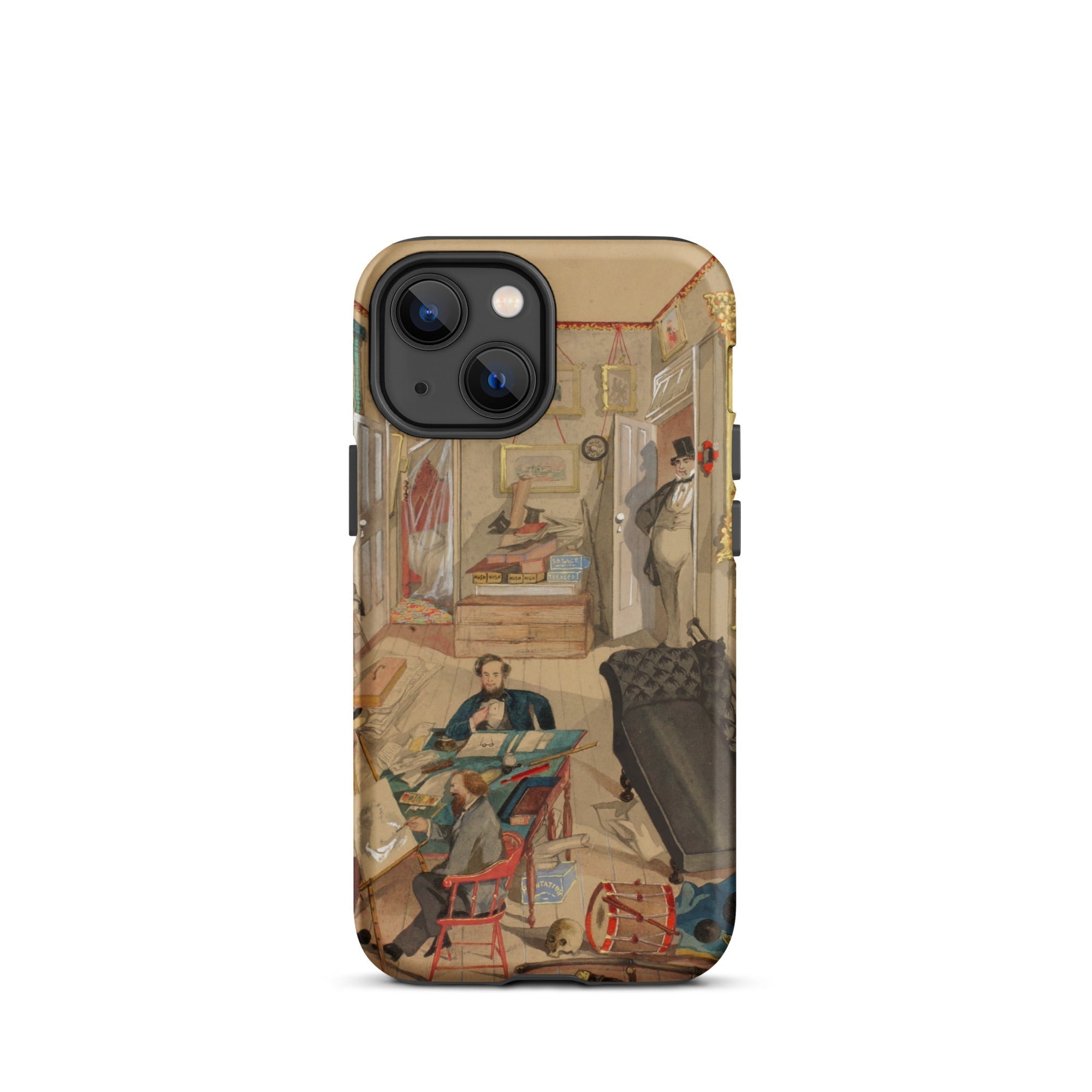 Self Portrait in the Artist’s Studio Emile Masson Iphone Case, 13 Mini / Matte, Phone Case Vintage Interior Scene