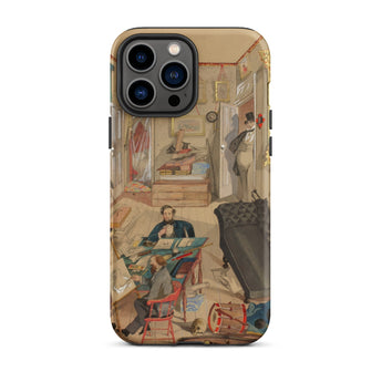 Self-portrait in the Artist’s Studio - Emile Masson Iphone Case, 13 Pro Max / Matte, Phone Case Vintage Interior Scene