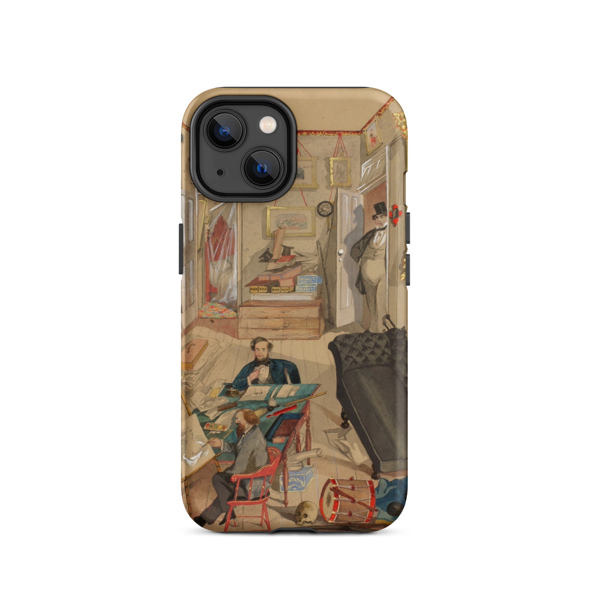 Self Portrait in the Artist’s Studio Emile Masson Iphone Case, 14 / Matte, Iphone Case Chaotic Room Scene