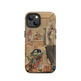 Self-portrait in the Artist’s Studio - Emile Masson Iphone Case, 14 / Matte, Iphone Case Chaotic Room Scene
