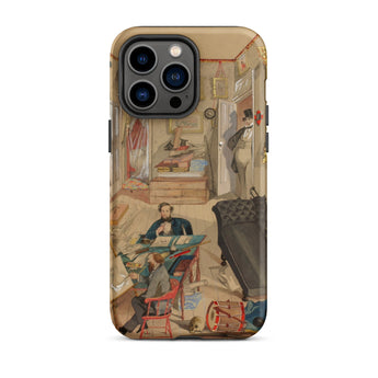 Self-portrait in the Artist’s Studio - Emile Masson Iphone Case, 14 Pro Max / Matte, Iphone Case Vintage Interior Scene