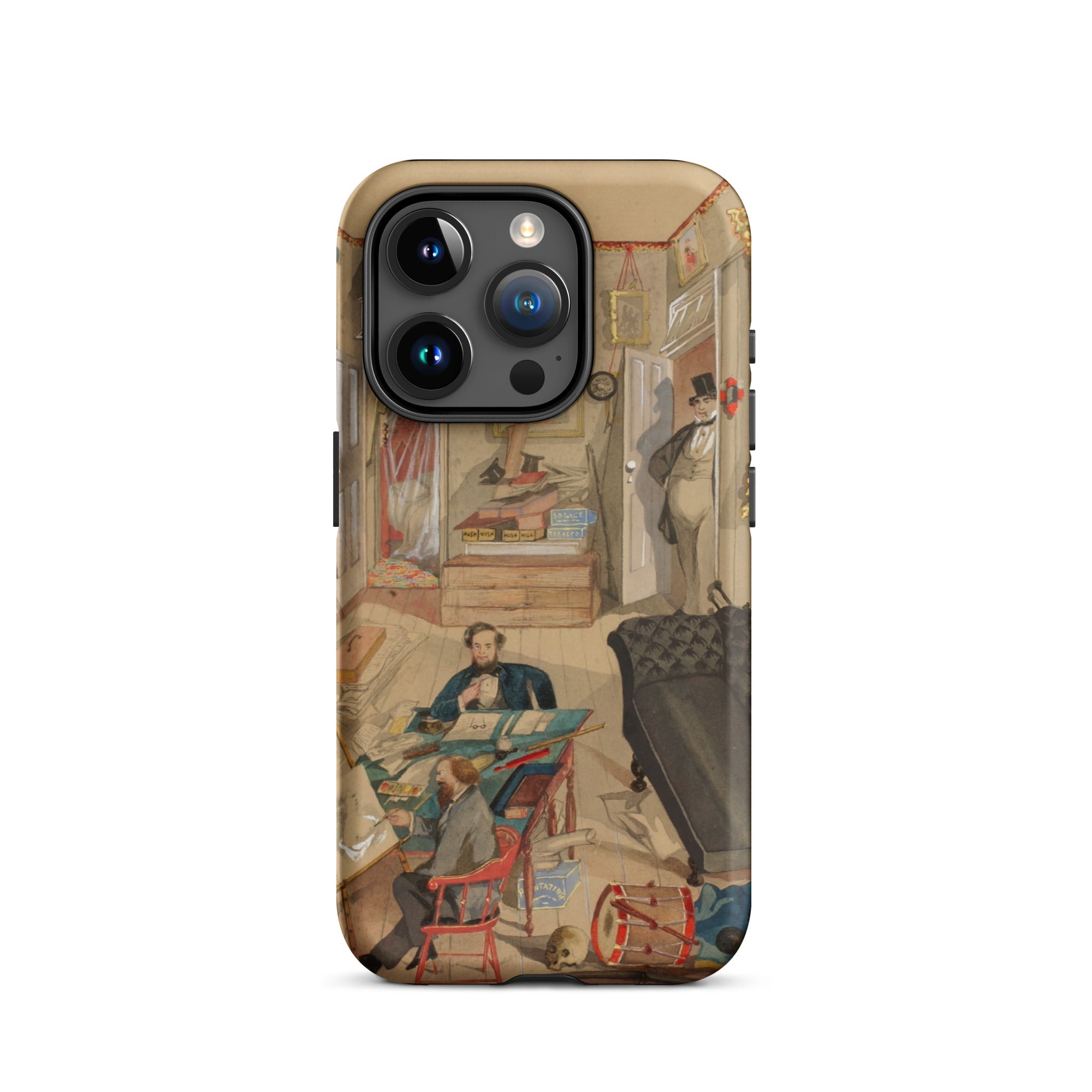 Self Portrait in the Artist’s Studio Emile Masson Iphone Case, 15 Pro / Matte, Phone Case Vintage Interior Scene