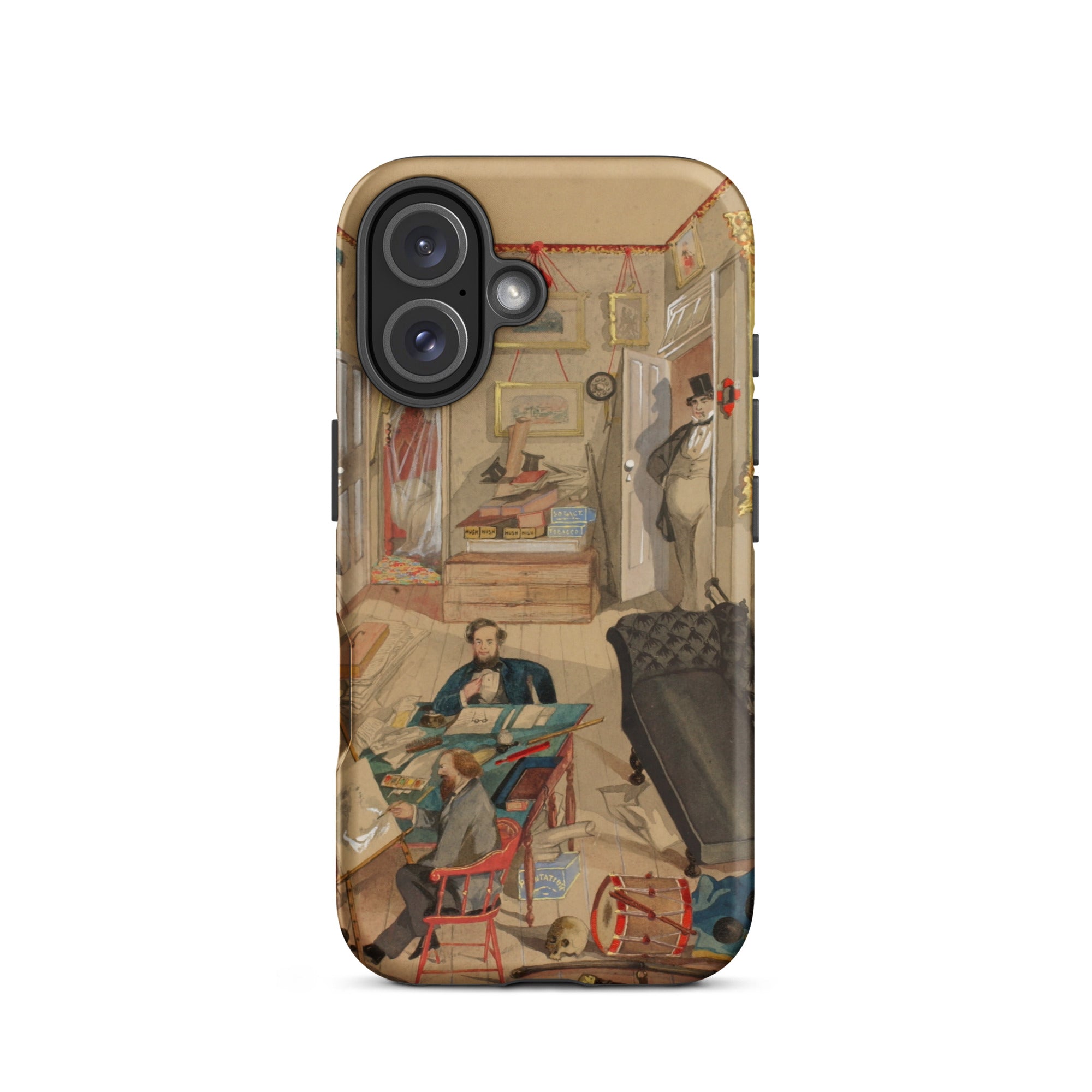 Self Portrait in the Artist’s Studio Emile Masson Iphone Case, 16 / Matte, Phone Case Vintage Interior Scene