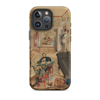 Self-portrait in the Artist’s Studio - Emile Masson Iphone Case, 16 Pro Max / Matte, Iphone Case Vintage Interior Scene