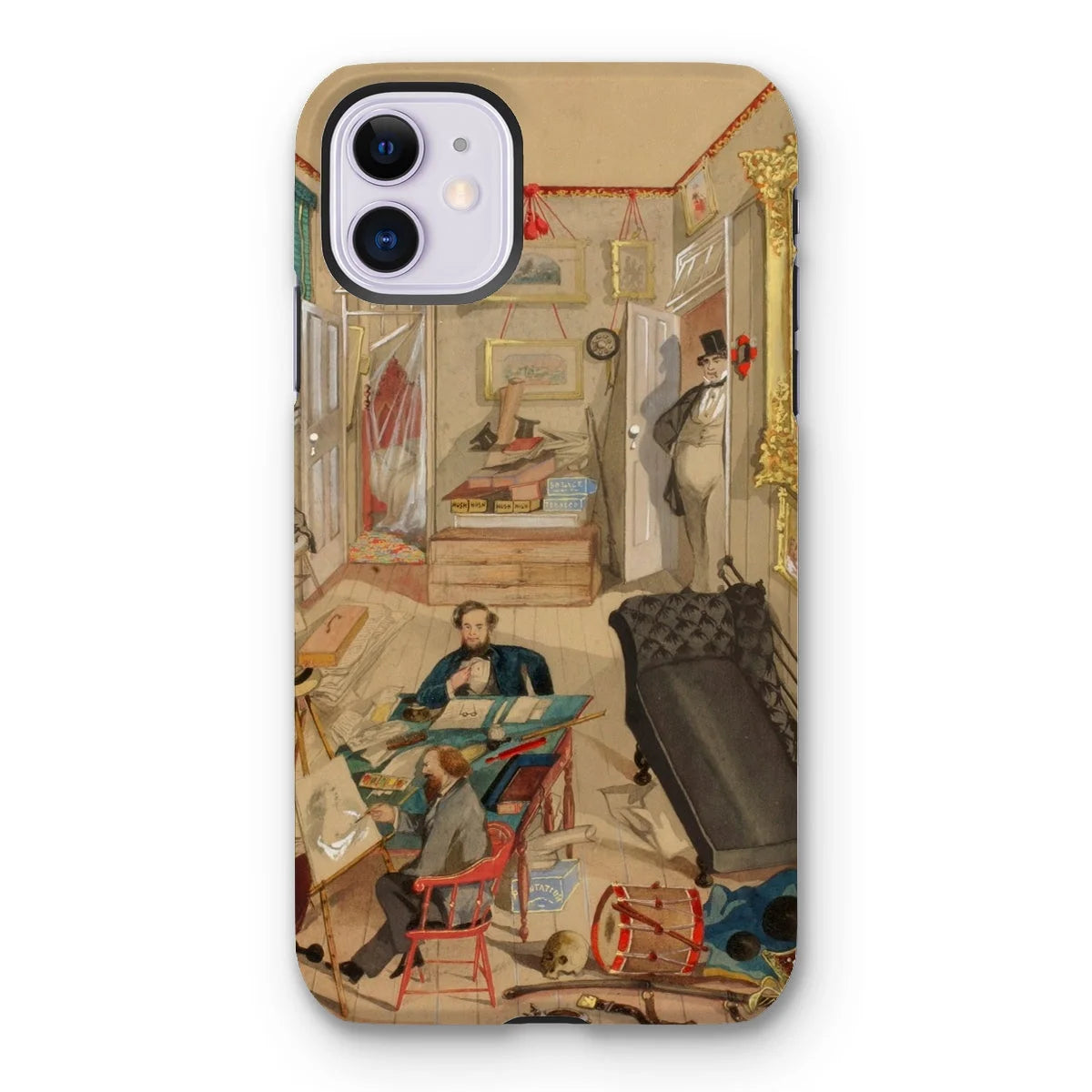 Self-portrait in the Artist’s Studio - Emile Masson Iphone Case - 11 / Matte