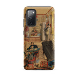 Self-portrait in the Artist’s Studio - Emile Masson Samsung Case, Galaxy S20 Fe / Matte, Smartphone Case Classical Painting Cluttered Study