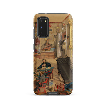 Self-portrait in the Artist’s Studio - Emile Masson Samsung Case, Galaxy S20 / Matte, Smartphone Case Detailed Historical Painting Interior