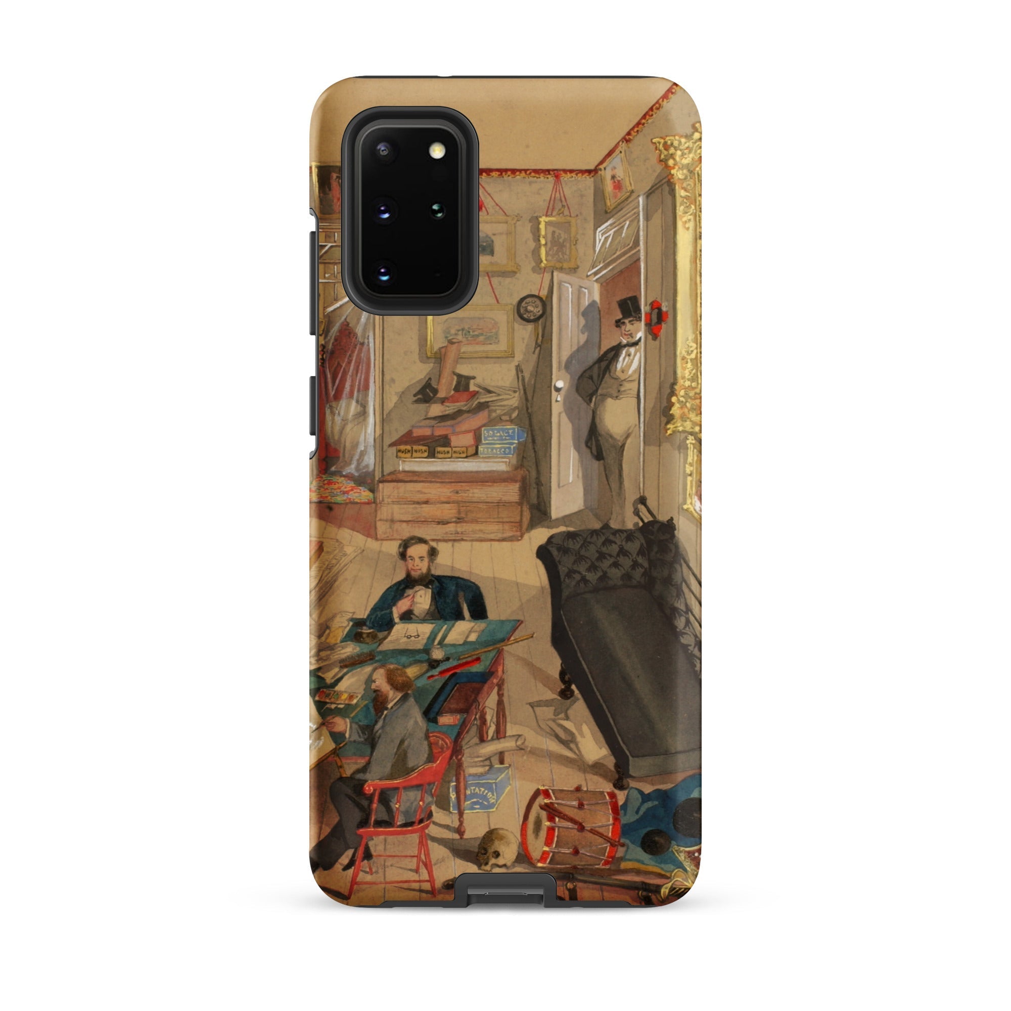 Self Portrait in the Artist’s Studio Emile Masson Samsung Case, Galaxy S20 Plus / Matte, Smartphone Case Detailed Historical Painting