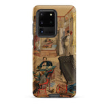 Self-portrait in the Artist’s Studio - Emile Masson Samsung Case, Galaxy S20 Ultra / Matte, Smartphone Case Classical Painting Interior