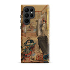 Self Portrait in the Artist’s Studio Emile Masson Samsung Case, Galaxy S22 Ultra / Matte, Smartphone Case Classical Painting Interior Scene