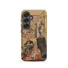 Self Portrait in the Artist’s Studio Emile Masson Samsung Case, Galaxy S25 / Matte, Smartphone Case Detailed Colorful Illustration Interior