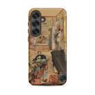Self Portrait in the Artist’s Studio Emile Masson Samsung Case, Galaxy S25 Plus / Matte, Smartphone Case Detailed Painting Cluttered Study