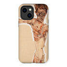 Self Portrait - Egon Schiele Naked Iphone Case, 14 Plus / Matte, Iphone Case Egon Schiele Artwork