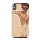 Self Portrait - Egon Schiele Naked Iphone Case, Xs Max / Matte, Phone Case Egon Schiele Artwork