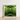 White-framed Artwork Symmetrical Kaleidoscopic Design Vibrant Green Banana Palm Frond Botanical, Verdant Vortex, Op Art