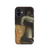 Sensuality - Franz Von Stuck Iphone Case, 12 / Matte, Black Iphone 11 Case Painting Nude Woman Snake