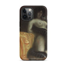 Sensuality - Franz Von Stuck Iphone Case, 12 Pro Max / Matte, Iphone Case Painting Nude Woman Snake