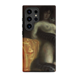 Sensuality - Franz Von Stuck Samsung Case, Galaxy S24 Ultra / Matte, Smartphone Case Painting Nude Woman Snake