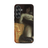 Sensuality - Franz Von Stuck Samsung Case, Galaxy S25 Plus / Matte, Smartphone Case Painting Nude Woman Snake