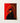 Digital Artwork Figure Black Attire Vibrant Red Background Lesbian Witch Art, Print