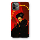 Serafina - Lesbian Witch Iphone Case, 11 Pro Max / Matte, Iphone Case Stylized Portrait Figure Dramatic Red Yellow