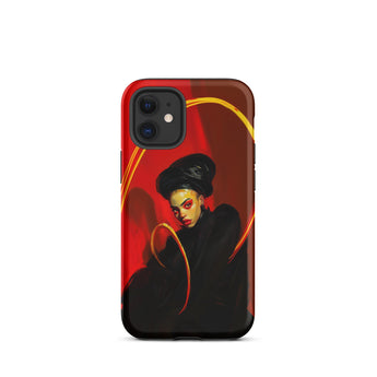Serafina - Lesbian Witch Iphone Case, 12 Mini / Matte, Phone Case Woman Black
