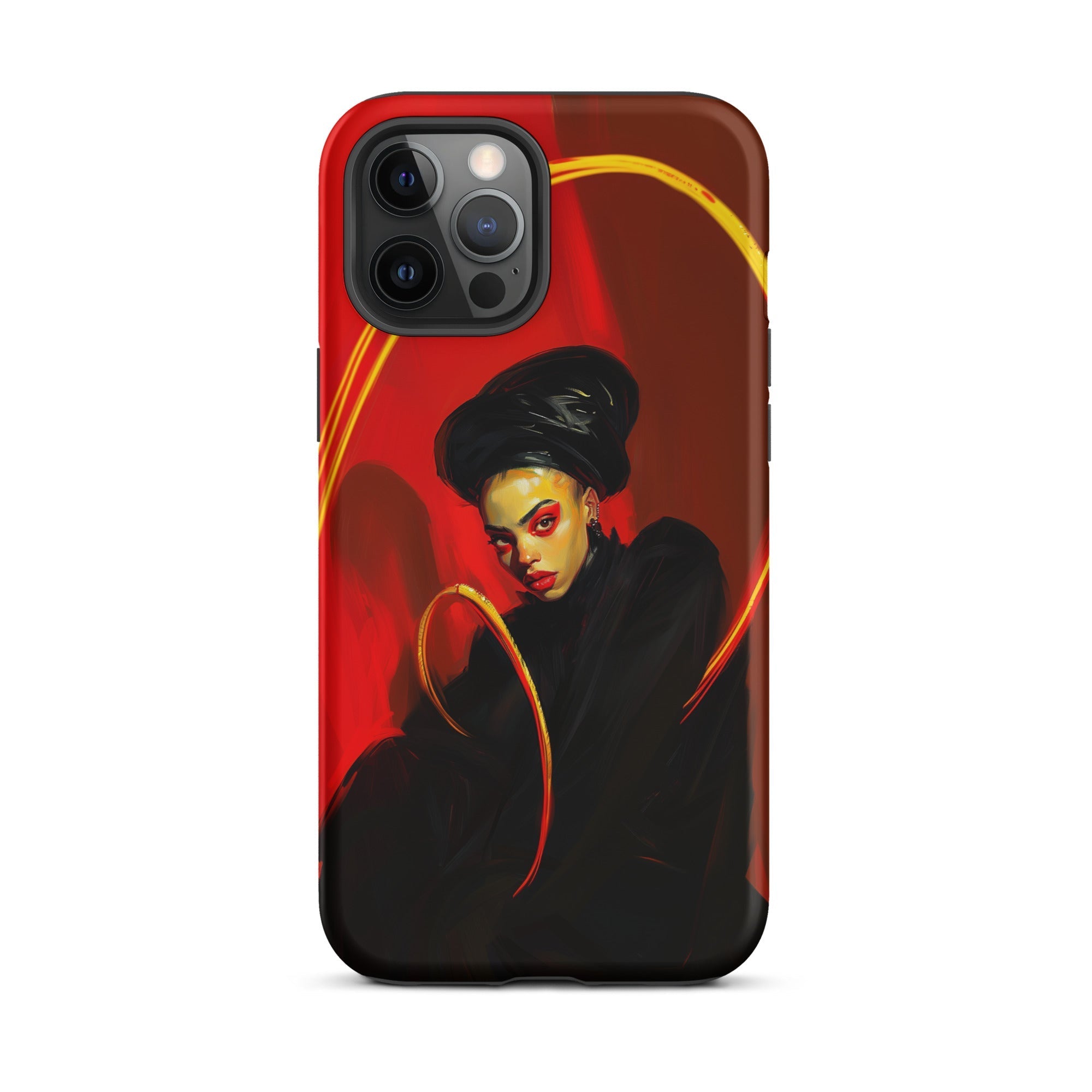Serafina Lesbian Witch Iphone Case, 12 Pro Max / Matte, Phone Case Portrait Art
