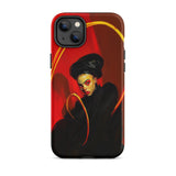 Serafina - Lesbian Witch Iphone Case, 14 Plus / Matte, Phone Case Woman Black