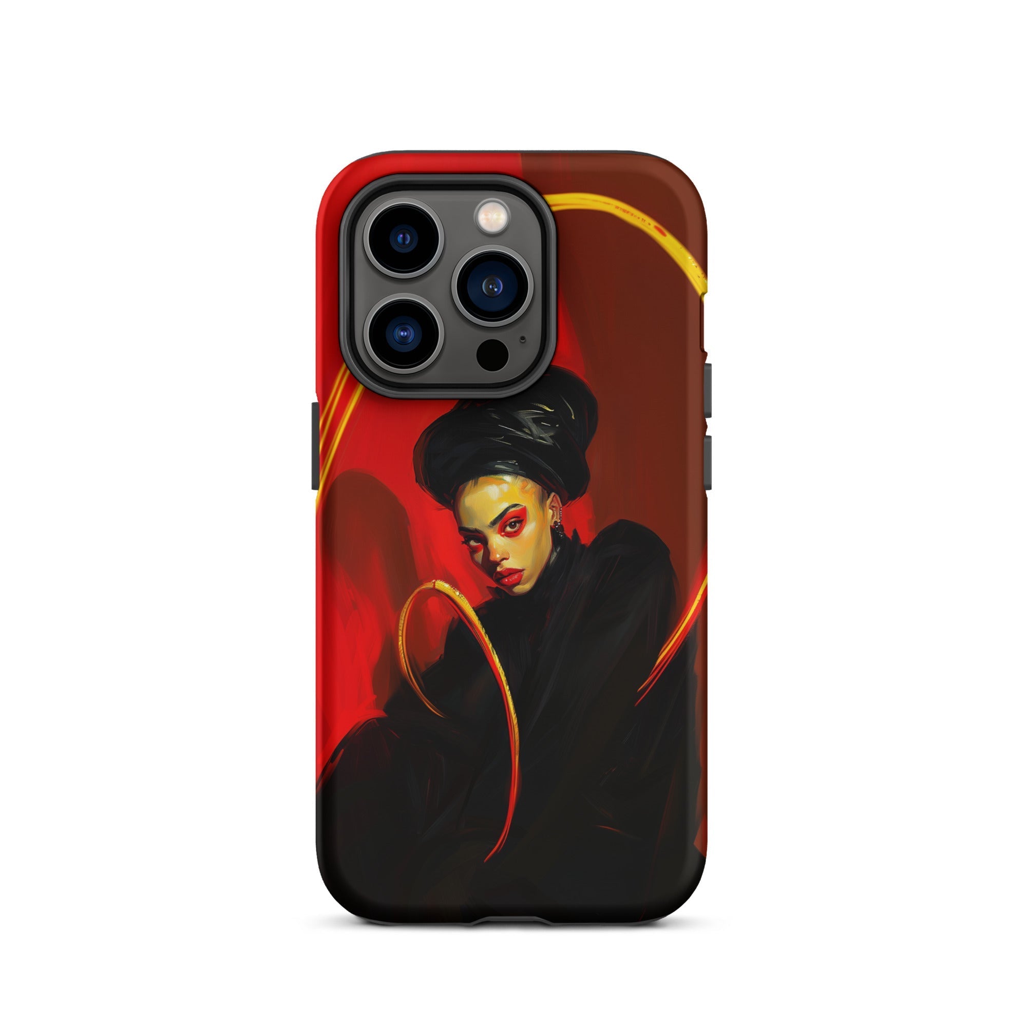 Serafina Lesbian Witch Iphone Case, 14 Pro / Matte, Phone Case Portrait Design