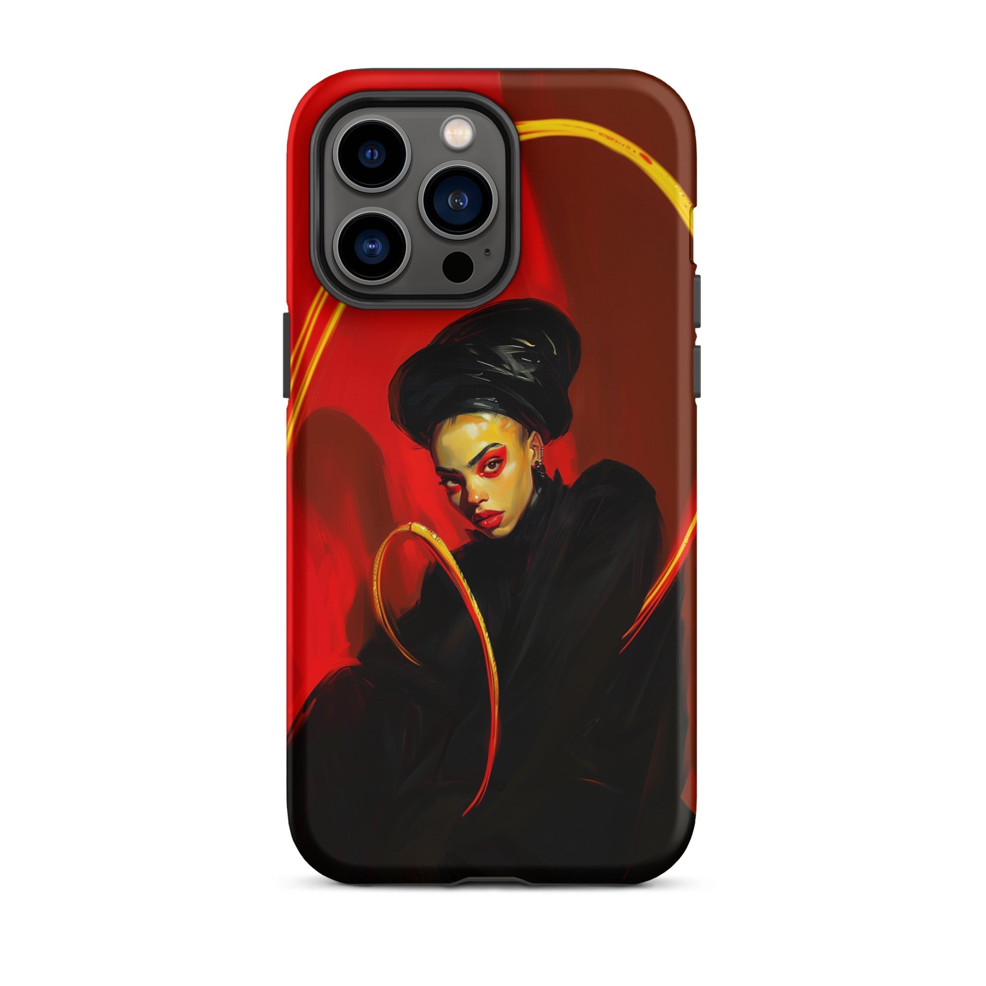 Serafina Lesbian Witch Iphone Case, 14 Pro Max / Matte, Printed Phone Case