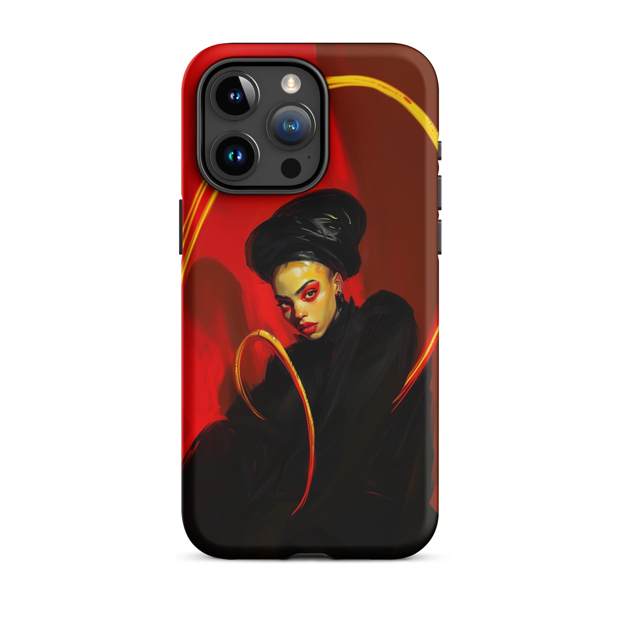 Serafina Lesbian Witch Iphone Case, 15 Pro Max / Matte, Phone Case Portrait Woman