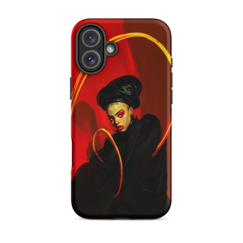 Serafina - Lesbian Witch Iphone Case, 16 Plus / Matte, Phone Case Woman Black