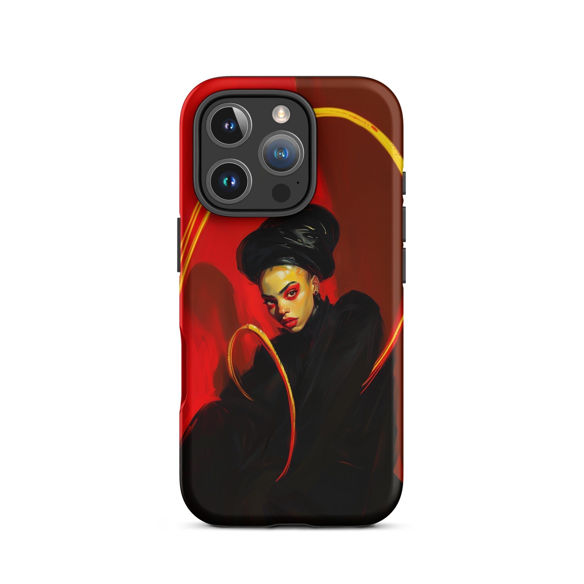 Serafina Lesbian Witch Iphone Case, 16 Pro / Matte, Iphone Case Woman Black