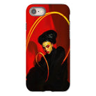 Serafina Lesbian Witch Iphone Case, 8 / Matte, Phone Case Stylized Portrait Person Dramatic Red Yellow