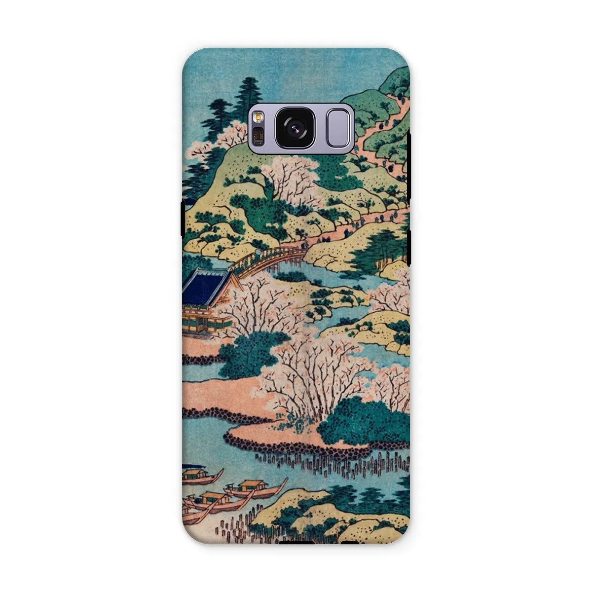 Sesshu Ajigawaguchi Tenposan - Art Phone Case - Hokusai - Samsung Galaxy S8 Plus / Matte - Mobile Phone Cases