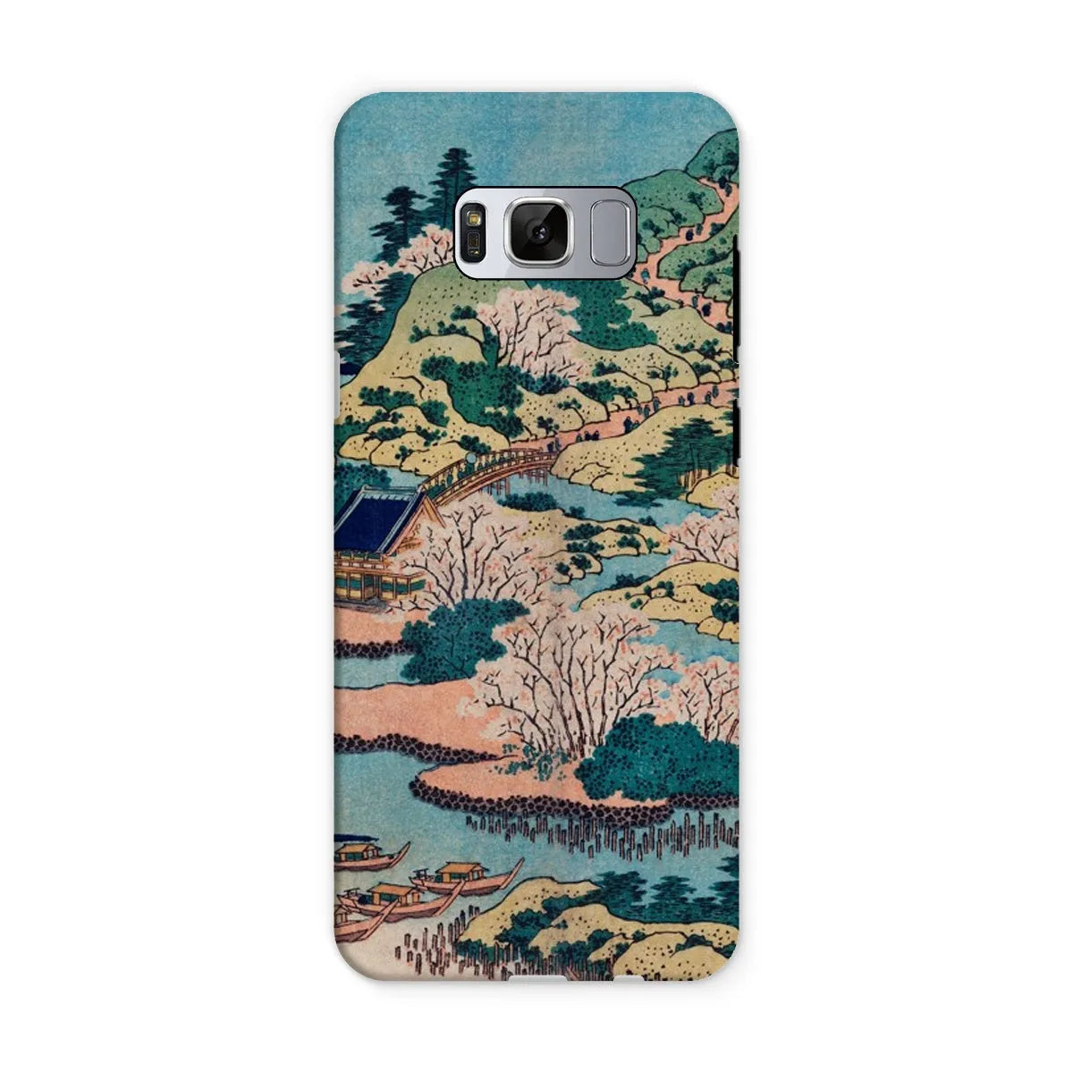 Sesshu Ajigawaguchi Tenposan - Art Phone Case - Hokusai - Samsung Galaxy S8 / Matte - Mobile Phone Cases - Aesthetic Art