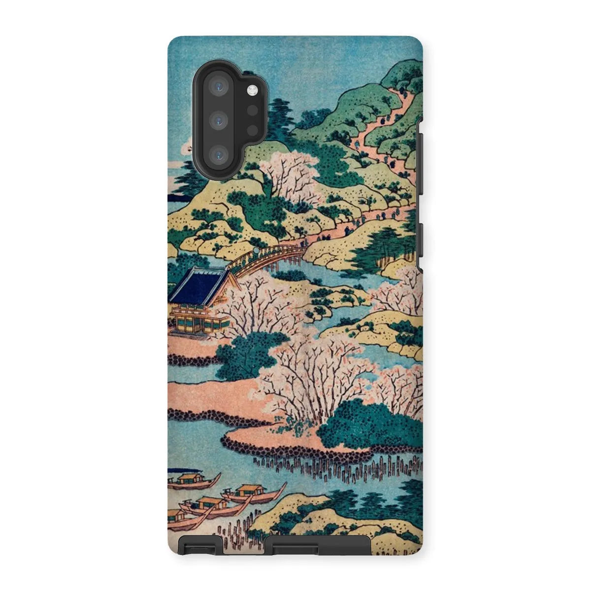 Sesshu Ajigawaguchi Tenposan - Art Phone Case - Hokusai - Samsung Galaxy Note 10p / Matte - Mobile Phone Cases