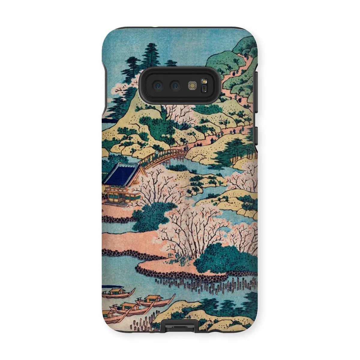Sesshu Ajigawaguchi Tenposan - Art Phone Case - Hokusai - Samsung Galaxy S10e / Matte - Mobile Phone Cases - Aesthetic