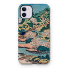 Sesshu Ajigawaguchi Tenposan - Hokusai Ukiyo-e Iphone Case, 11 / Matte, Iphone Case Japanese Landscape Artwork Cherry Blossoms Boats
